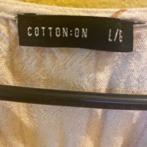 Cotton on large dress